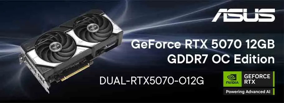 ASUS GeForce RTX 5070 12GB OC Edition տեսաքարտի մեծածախ վաճառք Երևանում